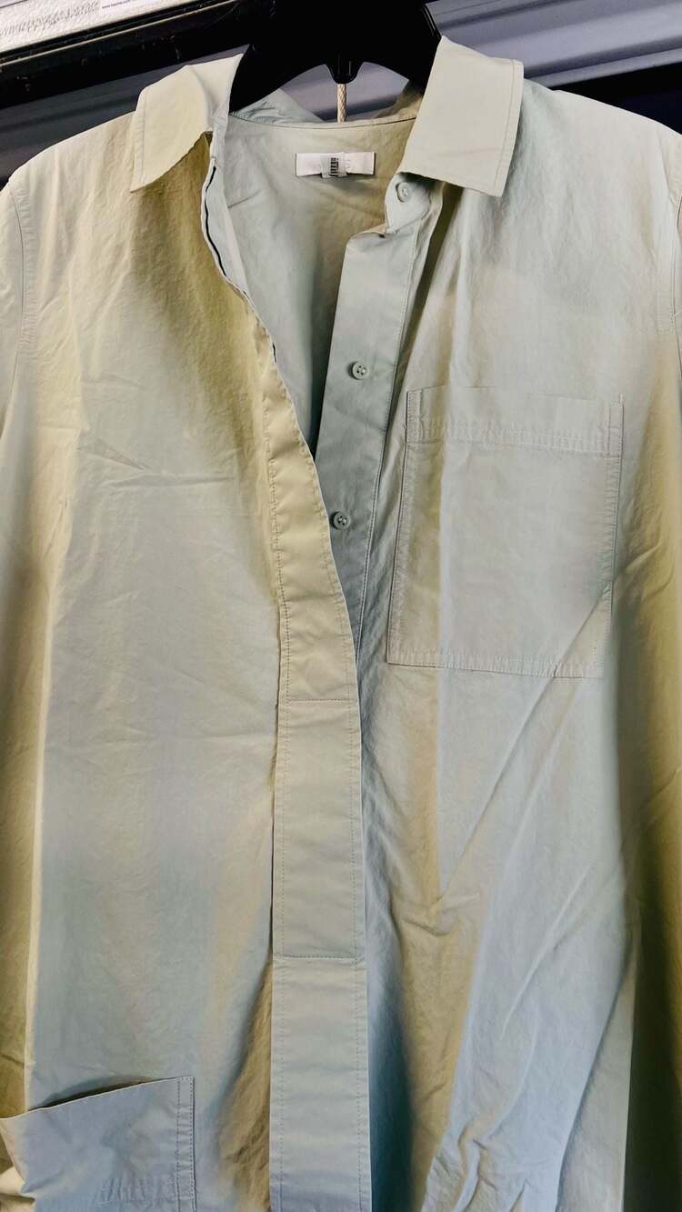 COS Women's Button-Down Shirt Midi Dress with Side Pockets - Picture 12 of 12